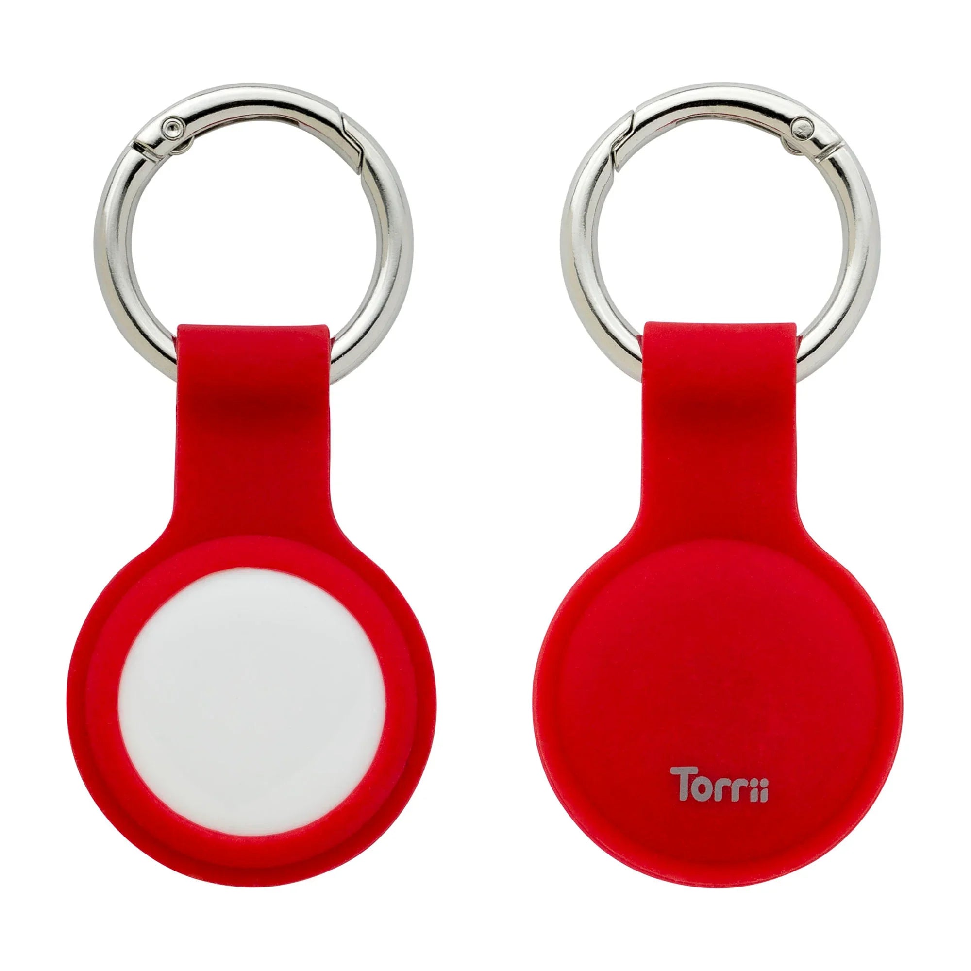 Torrii Bonjelly Silicone Key Ring For Apple Airtag - Red - Tashqila Torrii Bonjelly Silicone Key Ring For Apple Airtag - Red - Tashqila